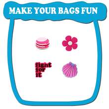 Serie rosa di charm per zoccoli e sandali, confezione casuale da 8/20/30 pezzi, decorazioni per scarpe di alta qualità, accessori popolari, ottimo regalo per adolescenti, uomini, donne e adulti - Multicolore - Visualizzare 4