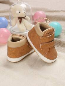 Zapatillas de suela blanda de unicolor versátiles para bebés de 0 a 1 año