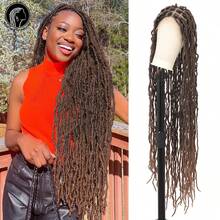 40 Inch Full Lace Square Braid Wig, Women's Braided Wig With Baby Hair, Synthetic Lace Front Braid Wig, Suitable For Everyday Wear - Multicolor - View 3