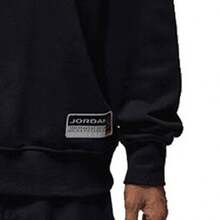 Jordan 圓領休閒套頭長袖衛衣 男款 IO7830-010 - 黑色 - 查看 3