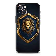 Funda de Teléfono con Patrón de León para  16 15 14 13 12 Pro Max 11 Pro Max 7 8 Plus XS XR, Carcasa de Silicona Suave a Prueba de Golpes, Compatible con Funda de  17, Funda de  17 Pro, Funda de  17 Pro Max - a7 - Ver 9
