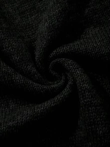 Cardigan tricotat pentru bărbați, simplu, culoare solidă, casual, lejer, cu mânecă lungă și fermoar, toamnă/iarnă - Negru - Vizualizare 11