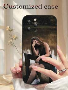 1 pezzo Custodia personalizzata per telefono, custodia per telefono con foto personalizzata, custodia per telefono con immagine personalizzata, ideale per Natale, Ognissanti, anniversario, San Valentino, compleanno, matrimonio, festa della mamma, festa del papà, regalo per il/la migliore amico/a, regalo per mamma/papà