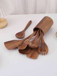 2 ustensiles de cuisine en bois, cuillères, spatules, basiques de Noël, pour usage familial, réceptions de fête, cadeaux d'accueil des invités, exquis et beaux, abordables et de haute qualité