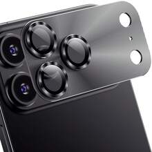 1 pezzo Protezione per obiettivo fotocamera in vetro temperato ultra-trasparente, copertura completa anti-graffio, adatta per serie 17/17 Air/17 Pro/17 Pro Max