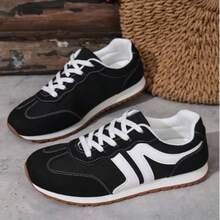 Vintage Vibes! Retro Sneakers – Classic Style Meets All-Day Comfort - 黑色 - 查看 3