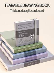 1 件迷你素描本，空白笔记本，用于绘画、油画、速写，适用于水彩、丙烯、马克笔