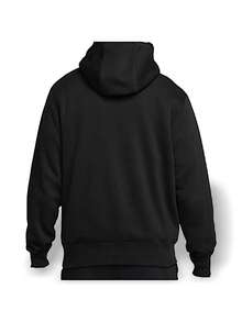 Nike Club 男子连帽衫 健身房日常穿着 街头通勤 下班后休闲 羊毛衬里 保暖 轻盈 柔软 超大版型 可调节抽绳 亲肤 易于清洁 黑色 FN3104-010 - 黑色 - 查看 2