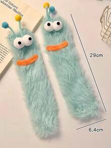 1/2 双女士趣味袜子：中筒袜、节日袜、卡通袜、毛绒袜、礼品袜、踝袜、大眼袜、可爱袜、保暖袜、搞笑袜 - 适合日常穿着、节日和派对 - 彩色 - 查看 7