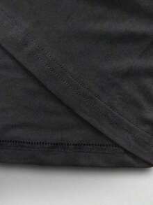 Camiseta de manga corta con estampado GOS TYLER para hombres con diseño de gorra, camiseta de libertad, disfraces de Halloween para hombres, Navidad, camiseta divertida, camiseta gráfica, - Negro - Ver 5