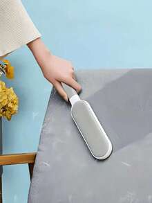 Escova de remoção de pelos dupla face, escova de remoção de pelos, removedor de fiapos de tecido mágico, escova manual de remoção de pelos estática, escova de remoção de fiapos, reutilizável, lavável, adsorção estática, pelos antimoscas, portátil para viagem, essencial para pessoas desleixadas, adequada para roupas, sofás, móveis, roupas de cama e carpetes - ferramenta eficaz de remoção e limpeza de pelos essencial