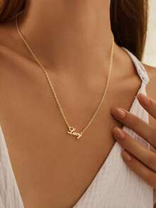 925 Sterling Silver Personalized Name Necklace, Custom Pendant Gift - Perfect For Valentine's Day, Anniversary, Halloween, Christmas, Mother's Day, Friends And Family - Multicolor - View 3