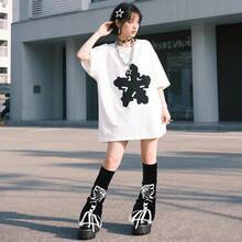Kawaii Leg Warmers, Harajuku Lolita & Gyaru Socks, Japanese Cute Emo Style Accessories For Women - 蝴蝶 - 查看 3
