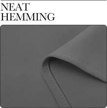Patio Door Curtain Sound Blocking, Bedroom Privacy Room Divider Curtain Screen Partitions, Thermal Insulated Blackout Closet Sliding Door Curtain (1 Panel, 8.3ft Wide By 7ft Long, Gray) - 灰色(附可調式天花板軌道) - 查看 8