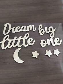 婴儿房装饰一套，Once Upon A Time木质英文标语卧室客厅家居墙面软装饰道具 - 多色 - 查看 13