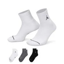Jordan 3-Pack Men And Women's UJ ED CUSH POLY ANKLE Socks, Promotional Offer, DX9655-911 - White - View 12