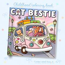 [Mamãe Gato - Livro de Colorir com 24 Páginas] Novo Livro de Colorir para Alívio de Estresse e Cura para Amantes de Gatos, Brinquedo de Alívio de Estresse para Adultos, Brinquedo Educacional para Crianças, Adequado para Famílias, Volta às Aulas, Temporada de Formatura, Dia dos Pais, Dia das Crianças, Livro de Colorir, Padrões Bonitos, Linhas Claras, Livro de Colorir, Desenho e Pintura, Halloween, Natal