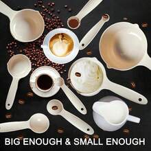 1 Set Of 10,Measuring Cups & Spoons Set,Kitchen Aid Measuring Cups And Spoons,Stackable Cups And Spoons,Kitchen Gadgets For Cooking & Baking