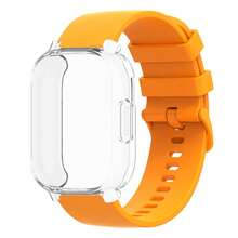 Correa de silicona + Funda de TPU compatible con el reloj inteligente Redmi Watch 5 Active Lite, banda de muñeca y funda para Redmi Watch 5 Active Lite