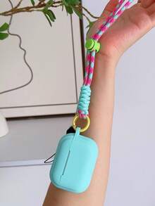 Silicone Protective Case For AirPods 4th Gen, Pro 2, 3, 2 With Lanyard