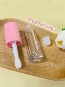 5pcs Refillable Round Lip Gloss Tubes, Reusable DIY Lipstick Containers