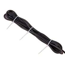 100 قطعة من رباطات الكابلات النايلون ذاتية الإقفال، أربطة تثبيت قوية، رباطات ربط سوداء لتجميع وتنظيم وإدارة الكابلات