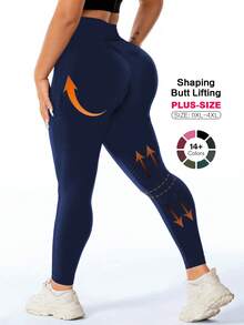 TNTOR Mallas de mujer con control de abdomen de cintura alta y compresión sin costuras T000L, talla grande, pantalones de yoga a prueba de flexiones de cintura alta, longitud 7/8, Levantamiento de melocotón, Negro