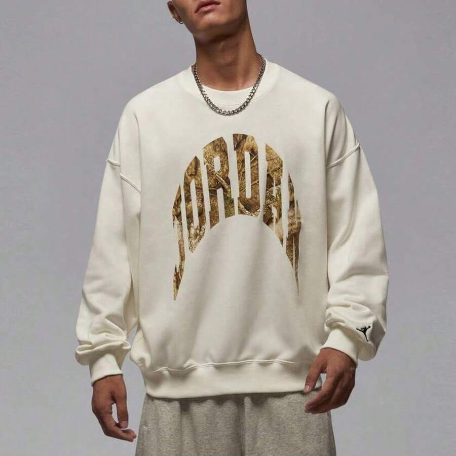 Jordan 男士 AS BRK RLT GFX CREW LB 针织圆领运动衫 IM6305-133