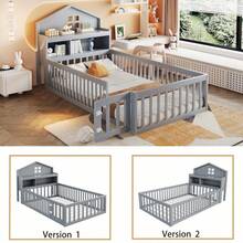 Kids Bed Frames, Headboards & Footboards - Grey - View 3