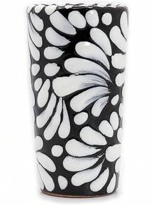 Cups - Black Background White Brushstroke - View 4