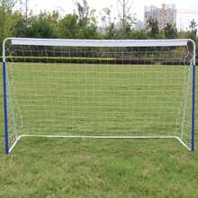 Professional Soccer Goal - Heavy-Duty Steel Frame, Weather-Resistant PE Net, Adjustable For Youth & Adult Play, Easy Assembly For Backyard/Training (Blue) - White - View 3