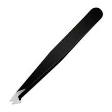 New Eyebrow Grooming Tool Kit - Straight Eyebrow Tweezers, Eyebrow Trimmer, Hair Removal Tweezers,Giveaways,Travel,Cheap Stuff,Travel Essential - Black - View 14