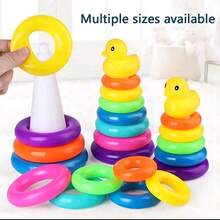 3 Size Options, Yellow Duckling Rainbow Stacking Toy, Early Education Cognitive Toy, Baby Toy, Christmas, School, Student, Stationery, Learning Supplies (Random Color), Baby Toy, Toy, Toddler Toy, Toy, Baby Toy, Baby Toy - Multicolor - View 6