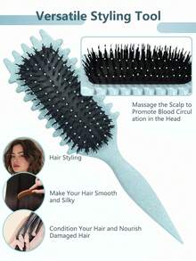 2025 Nuovo Spazzola Definizione Ricci - Spazzola per Acconciatura Capelli Ricci per Modellare e Definire i Ricci su Capelli Bagnati, per Donne e Uomini, Idea Regalo di San Valentino, Spazzola per Capelli, Spazzola per Capelli Lisci, Spazzola per Acconciatura, Spazzola per Capelli Ricci, Spazzola per Contorni, Pettine per Capelli, Spazzola per Capelli, Set di Spazzole per Capelli, Pettine per Capelli, Pettine per Ricci, Spazzola Districante, Spazzola per Capelli da Donna, Capelli, Viaggio, Prodotti per Capelli, Accessori per Capelli, Accessori da Barbiere, Attrezzatura per Parrucchieri