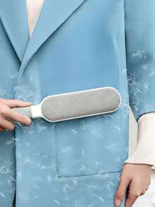 Escova de remoção de pelos dupla face, escova de remoção de pelos, removedor de fiapos de tecido mágico, escova manual de remoção de pelos estática, escova de remoção de fiapos, reutilizável, lavável, adsorção estática, pelos antimoscas, portátil para viagem, essencial para pessoas desleixadas, adequada para roupas, sofás, móveis, roupas de cama e carpetes - ferramenta eficaz de remoção e limpeza de pelos essencial