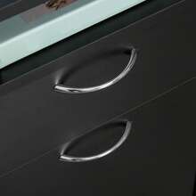 24" Vertical Filing Cabinet With Drawer, Mobile File Cabinet With Wheels For Home Office, Black - 黑色 - 查看 7