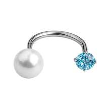 1/6 Pc Elegant Stainless Steel Zirconia Huggie Earring For Cartilage, Helix, Tragus, Nose, Septum, Lip - Sexy Style, Versatile Piercing Accessory