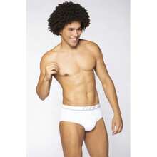 Kit 3 Cuecas Slip Adulto S/costura Microfibra Lupo 00691-002