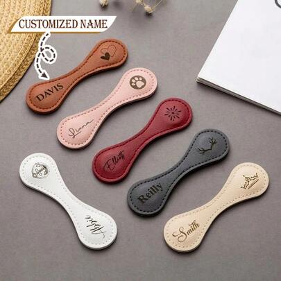 Semne de carte magnetice din piele personalizate, semne de carte din piele gravate, cadouri de ziua de naștere pentru iubitorii de cărți, cadouri pentru cititori, semne de carte pentru femei, cadouri de nuntă