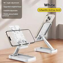 Supporto per telefono regolabile a 360°, struttura in metallo robusta, finitura in legno di noce, pieghevole per tavolo e viaggio, compatibile con Apple 16/15/14/13 Pro Max/12/11, iPad Mini, organizzazione desktop salvaspazio, ottimo regalo per utenti Android e iPad