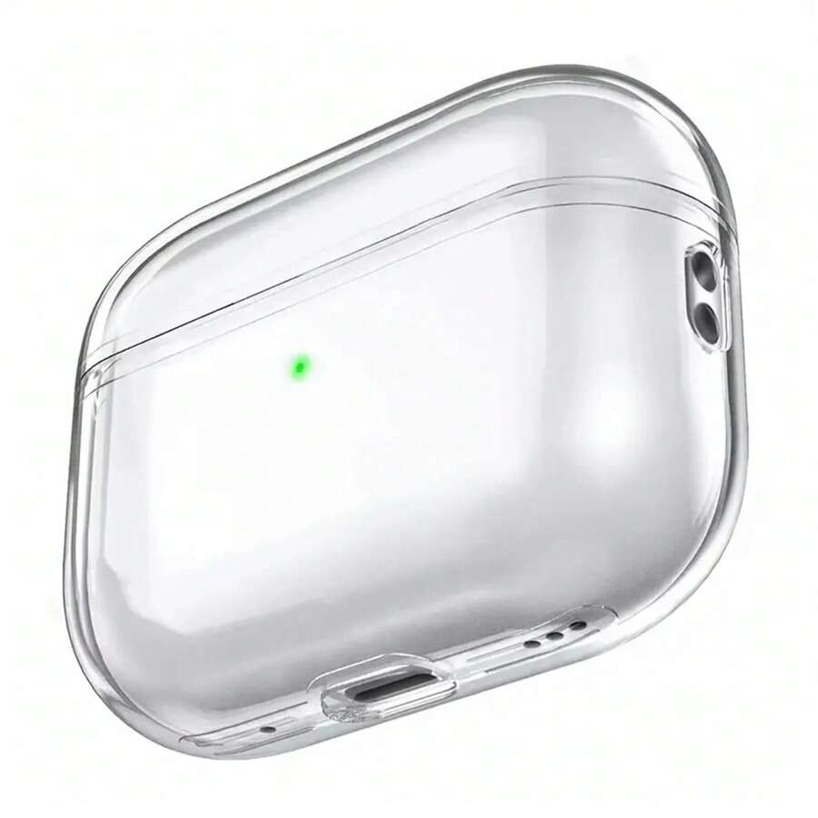 Transparent Silicone Earphone Case, Suitable For Airpods 3 4 2 1, Soft Protective Earphone Cover, Suitable For Airpods Pro 2 1, Clear Charging Bag - Compatible With Airpods 4 - View 1