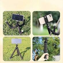 Uchwyt samochodowy na telefon Octopus 1 szt., trójkątny, stabilny kształt, uchwyt do montażu nawigacji samochodowej, niezbędny element wyposażenia wnętrza - Czarne - Zobacz 5