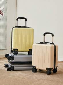 14-Inch Carry-On Luggage With Password Lock, Small Suitcase, Lightweight Travel Rolling Luggage For Women And Men - Multicolor - View 2
