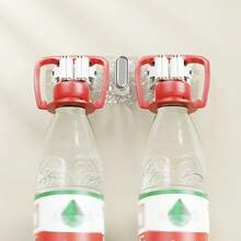 1 Piece Of Luxurious Hanger In Fashionable Colors (Gold, Silver), A Double Mop Clip Holder With Hooks, Suitable For Storage And Organization In Homes, Kitchens, Garages, Gardens, Laundry Rooms, And Bathrooms. The Wall-Mounted Broom Holder Is Equipped With Self-Adhesive Household Storage, A Broom And Mop Storage Rack, With A Hook In The Middle, And Can Also Be Given As A Christmas Gift.