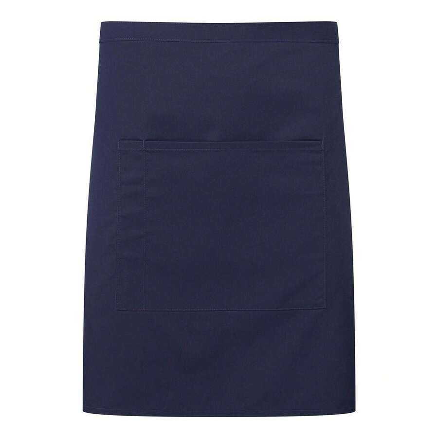 Premier Colours Front Pocket Waist Apron (Indigo Denim) - 70% Cotton/30%  Polyester - 275gsm - (RW9697) - 霧霾藍 - 查看 1