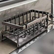 Kitchen Storage Rack Sink Drainage For Vegetable Cloth Sponge Steel Wire Ball - Multicolor - View 6