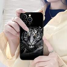 Funda de Teléfono Animal León Lobo Tigre Águila Compatible con  15 Pro Max 14 Pro 16 Plus 13 Mini 11 12 Xr X Xs 7 8 Plus, Funda Compatible con  17,  17 Pro,  17 Pro Max - z4 - Ver 6