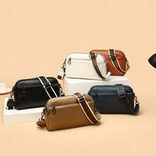 Soft Leather Fashion Women's Bag - Black - View 5