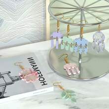 Add 100g Of Uv Glue Crystal Resin Resin Mirror String Earrings, Pendants, Ornaments, Cloud And Leaf Pendants, Silicone Molds