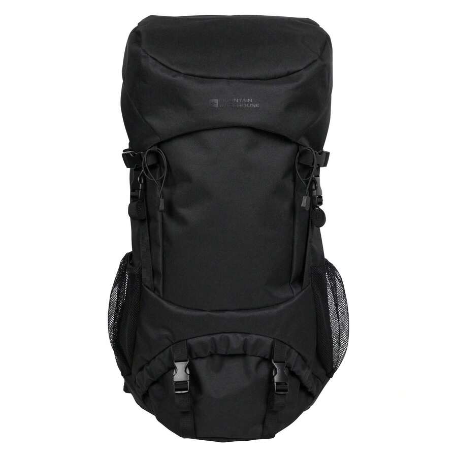Mountain Warehouse Edinburgh 65L Rucksack (Black) - 100% Polyester - (MW4407) - Black - View 1